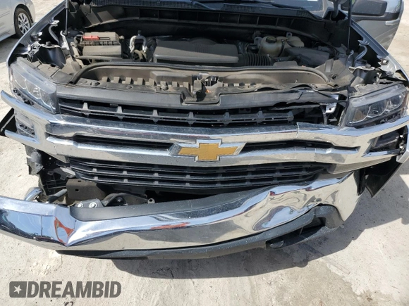 2022 Chevrolet Silverado 1500 LT with VIN 3GCUYDED7NG124900, listed as a Copart auction lot 52002995 with 57,249 mi miles and Salvage Title. Bid and sale history available at DreamBid. Image 11.