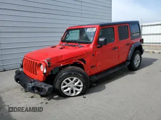 2023 Jeep Wrangler Sport S z VIN 1C4HJXDN5PW687059, wystawiony jako Copart lot #56291725 z przebiegiem 23 611 mil mil oraz Nie do naprawy • Non repairable. Historia ofert i sprzedaży dostępna na DreamBid. Obrazek 1.
