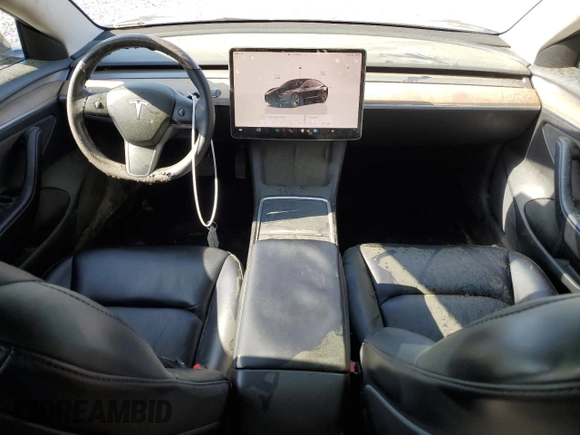 2022 Tesla Model 3 with VIN 5YJ3E1EAXNF286180, listed as a Copart auction lot 52299105 with 129,824 mi miles and Clean Title. Bid and sale history available at carsss.com. Image 8.