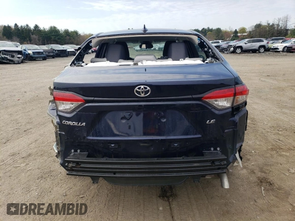 2024 Toyota Corolla LE with VIN 5YFB4MDE5RP161389, listed as a Copart auction lot 52767725 with 12,939 mi miles and Salvage Title. Bid and sale history available at carsss.com. Image 6.