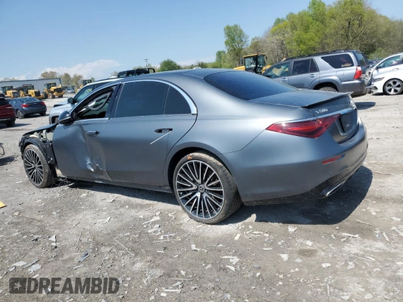 2022 Mercedes-Benz S 580 с VIN W1K6G7GB4NA106528, выставлен на аукционе Copart как лот 52556115 с пробегом 39 827 миль миль и Списание • Salvage title. История ставок и продаж доступна на DreamBid. Изображение 2.