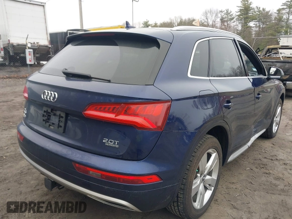 2018 Audi Q5 Premium Plus with VIN WA1BNAFY6J2019391, listed as a IAAI auction lot 41875856 with 73,505 mi miles. Bid and sale history available at carsss.com. Image 4.
