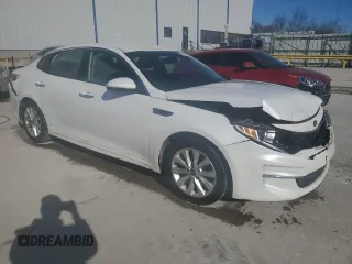 2016 Kia Optima LX with VIN 5XXGT4L36GG060134, listed as a Copart auction lot 42814385 with 135,660 mi miles and Non Repairable. Bid and sale history available at carsss.com. Image 4.