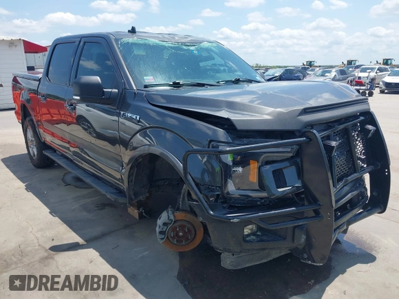 2019 Ford F-150 XL with VIN 1FTEW1E44KKE47489, listed as a IAAI auction lot 42211083 with 139,615 mi miles and . Bid and sale history available at DreamBid. Image 1.