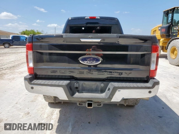 2017 Ford F-250 Lariat with VIN 1FT7W2BT2HEB92374, listed as a Copart auction lot 59897975 with 310,479 mi miles and Salvage title. Bid and sale history available at DreamBid. Image 6.