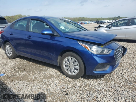 2022 Hyundai Accent SE with VIN 3KPC24A62NE178962, listed as a Copart auction lot 51630585 with Not Provided miles and Salvage Title. Bid and sale history available at DreamBid. Image 4.