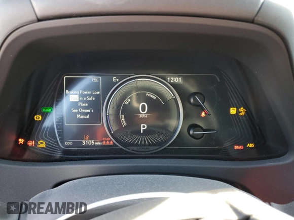 2024 Lexus UX 250h Premium with VIN JTHP9JBHXR2076614, listed as a Copart auction lot 88842545 with 3,105 mi miles and Salvage title. Bid and sale history available at DreamBid. Image 9.