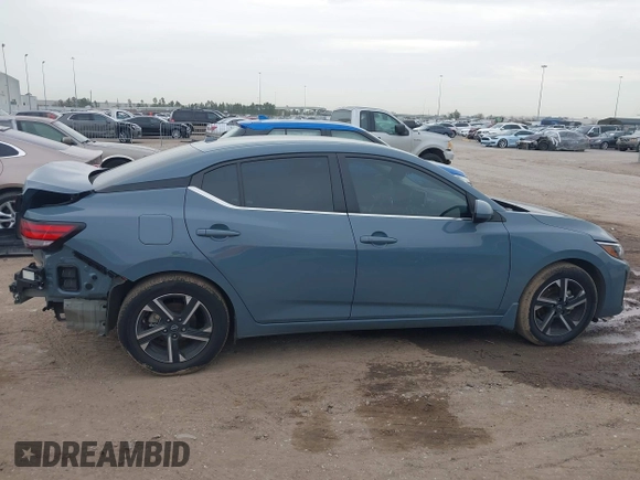 2024 Nissan Sentra SV с VIN 3N1AB8CV8RY362362, выставлен на аукционе IAAI как лот 41736221 с пробегом 9 529 миль миль и . История ставок и продаж доступна на DreamBid. Изображение 14.