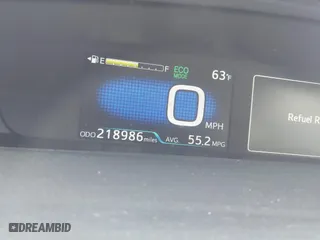 2019 Toyota Prius L Eco with VIN JTDKARFU9K3075219, listed as a IAAI auction lot 42113323 with 218,986 mi miles. Bid and sale history available at carsss.com. Image 15.