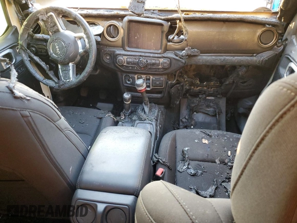 2022 Jeep Gladiator High Altitude with VIN 1C6HJTFG5NL112263, listed as a Copart auction lot 46170494 with Not provided miles and Salvage title. Bid and sale history available at DreamBid. Image 8.