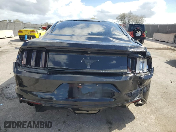 2017 Ford Mustang V6 with VIN 1FA6P8AMXH5270802, listed as a Copart auction lot 45638515 with 127,263 mi miles and Salvage title. Bid and sale history available at DreamBid. Image 6.