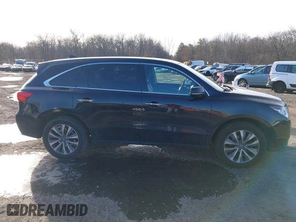 2015 Acura MDX Tech Pkg with VIN 5FRYD4H42FB031992, listed as a IAAI auction lot 41564215 with 125,042 mi miles. Bid and sale history available at carsss.com. Image 13.