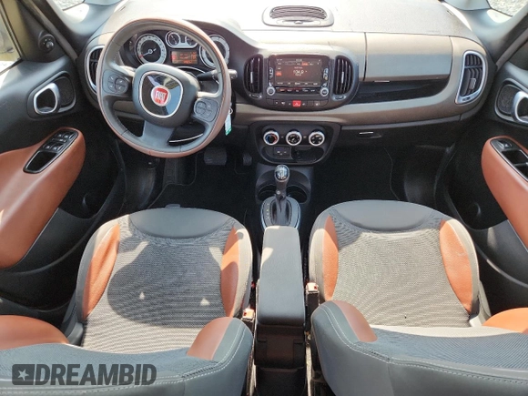 2014 FIAT 500L Trekking z VIN ZFBCFADH9EZ023039, wystawiony jako Copart lot #58211895 z przebiegiem 44 921 mil mil oraz Szkoda całkowita • Salvage title. Historia ofert i sprzedaży dostępna na DreamBid. Obrazek 8.