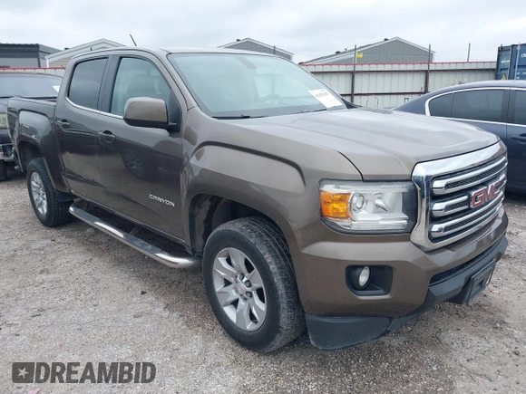 2016 GMC Canyon 2WD SLE with VIN 1GTG5CE34G1154106, listed as a IAAI auction lot 41451107 with 245,087 mi miles. Bid and sale history available at carsss.com. Image 1.