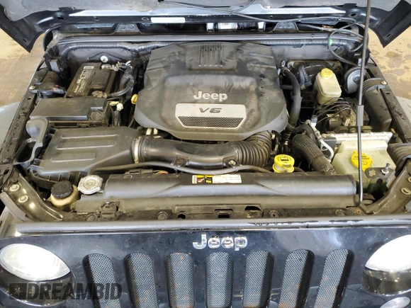 2014 Jeep Wrangler Unlimited Rubicon X with VIN 1C4HJWFG6EL191369, listed as a Copart auction lot 55748165 with 151,522 mi miles and Salvage title. Bid and sale history available at DreamBid. Image 11.