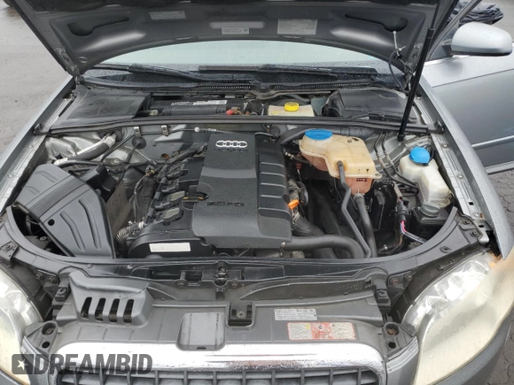 2008 Audi A4 2.0T with VIN WAUDF78E68A155387, listed as a Copart auction lot 61042775 with 155,567 mi miles and Salvage title. Bid and sale history available at DreamBid. Image 11.