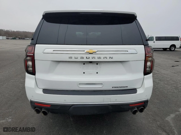 2023 Chevrolet Suburban Premier with VIN 1GNSKFKD8PR476273, listed as a Copart auction lot 51153225 with 38,895 mi miles and Clean Title. Bid and sale history available at carsss.com. Image 6.