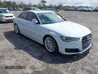 2016 Audi A6 2.0T Premium Plus with VIN WAUGFAFC0GN008808, listed as a IAAI auction lot 41622973 with 1 mi miles. Bid and sale history available at carsss.com. Image 1.