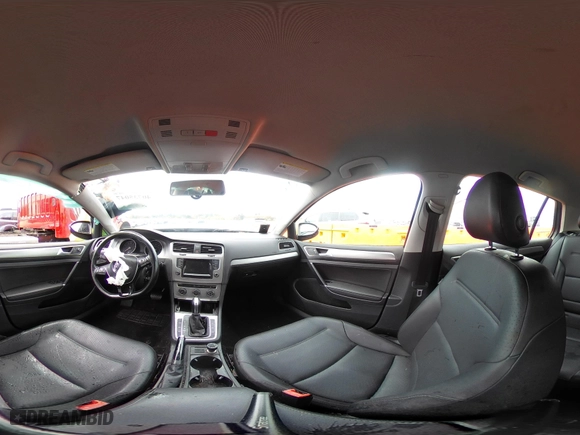 2015 Volkswagen Golf TSI SEL with VIN 3VW217AU5FM057121, listed as a IAAI auction lot 40735047 with 84,185 mi miles. Bid and sale history available at carsss.com. Image 18.