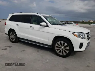 2017 Mercedes-Benz GLS 450 with VIN 4JGDF6EE7HA804451, listed as a Copart auction lot 49004054 with 77,997 mi miles and Salvage Title. Bid and sale history available at DreamBid. Image 4.