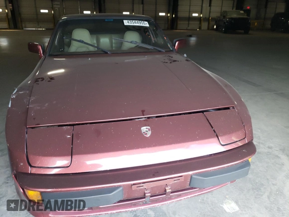 1984 Porsche 944 with VIN WP0AA0948EN461206, listed as a Copart auction lot 43544955 with 15,862 mi miles and Salvage title. Bid and sale history available at DreamBid. Image 5.