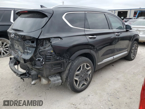 2021 Hyundai Santa Fe Hybrid SEL Premium with VIN KM8S3DA1XMU013315, listed as a Copart auction lot 51884344 with 30,408 mi miles and Salvage Title. Bid and sale history available at carsss.com. Image 3.