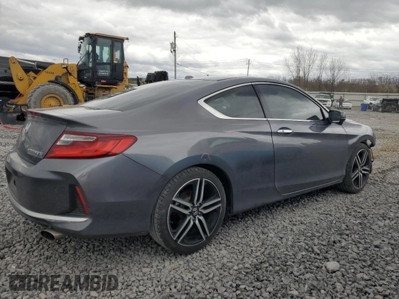 2016 Honda Accord Touring with VIN 1HGCT2B02GA000875, listed as a Copart auction lot 47552255 with 104,875 mi miles and Salvage Title. Bid and sale history available at DreamBid. Image 3.