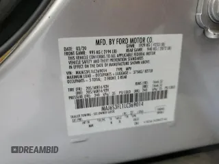 2020 Ford EcoSport S with VIN MAJ6S3FL1LC369014, listed as a Copart auction lot 54438035 with 34,231 mi miles and Salvage Title. Bid and sale history available at DreamBid. Image 13.