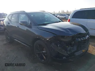 2020 Chevrolet Blazer RS z VIN 3GNKBKRSXLS549938, wystawiony jako IAAI lot #40994022 z przebiegiem 57 893 mil mil oraz . Historia ofert i sprzedaży dostępna na DreamBid. Obrazek 1.