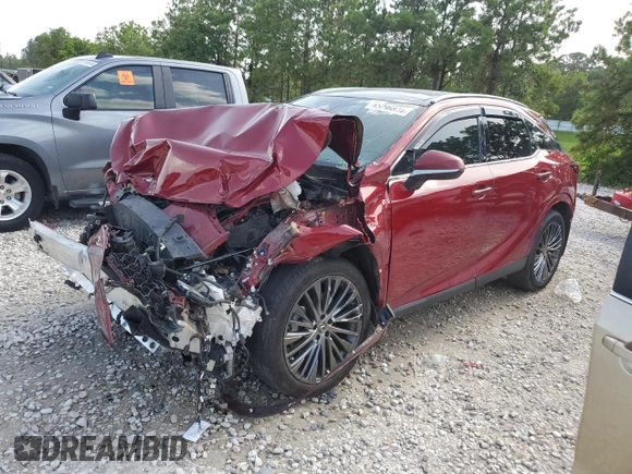 2023 Lexus RX with VIN 2T2BBMCA8PC006476, listed as a Copart auction lot 65296874 with Not Provided miles and Salvage Title. Bid and sale history available at carsss.com. Image 1.