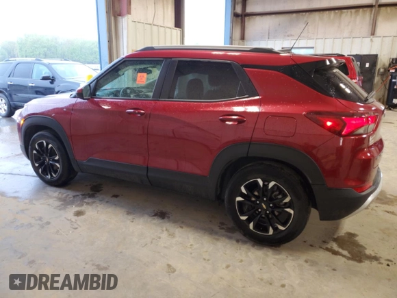 2021 Chevrolet TrailBlazer LT with VIN KL79MPS28MB118825, listed as a Copart auction lot 50821085 with 52,320 mi miles and Salvage Title. Bid and sale history available at DreamBid. Image 2.