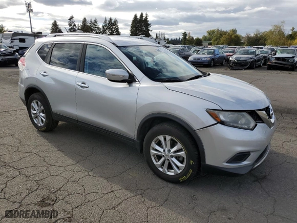 2015 Nissan Rogue S with VIN KNMAT2MV0FP550215, listed as a Copart auction lot 76208594 with 110,270 mi miles and Salvage Title. Bid and sale history available at carsss.com. Image 4.