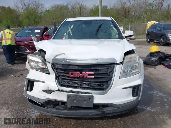 2017 GMC Terrain SLE with VIN 2GKALMEK6H6325093, listed as a IAAI auction lot 41876055 with 100,246 mi miles and . Bid and sale history available at carsss.com. Image 12.