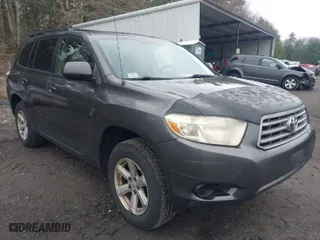 2008 Toyota Highlander with VIN JTEES41A082084864, listed as a IAAI auction lot 42049327 with 266,024 mi miles. Bid and sale history available at carsss.com. Image 1.