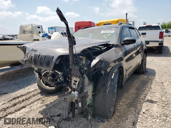 2020 Jeep Cherokee High Altitude with VIN 1C4PJLDN8LD561742, listed as a Copart auction lot 56984325 with Not provided miles and Salvage title. Bid and sale history available at DreamBid. Image 1.