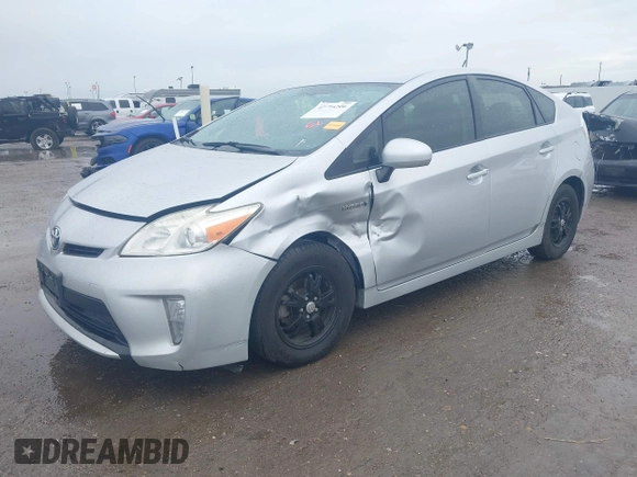2012 Toyota Prius One with VIN JTDKN3DU6C5444029, listed as a IAAI auction lot 41895206 with 162,843 mi miles. Bid and sale history available at carsss.com. Image 6.