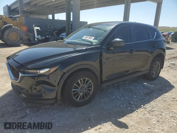2017 Mazda CX-5 Sport with VIN JM3KFABL5H0146241, listed as a Copart auction lot 49587985 with 111,434 mi miles and Salvage Title. Bid and sale history available at carsss.com. Image 1.