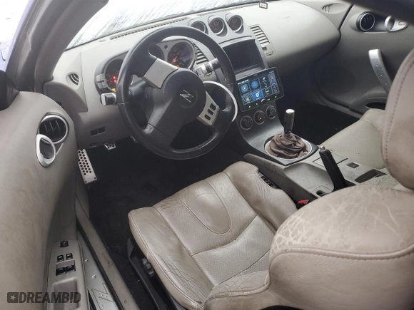2003 Nissan 350Z with VIN JN1AZ34D83T109255, listed as a Copart auction lot 79862574 with NaN miles and Salvage Title. Bid and sale history available at carsss.com. Image 8.