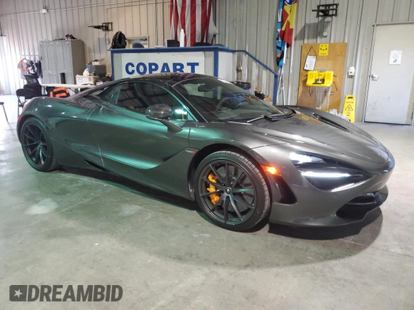 2021 McLaren 720S z VIN SBM14FCA4MW006331, wystawiony jako Copart lot #85341394 z przebiegiem 4552 mil mil oraz Szkody całkowita. Historia ofert i sprzedaży dostępna na DreamBid. Obrazek 4.
