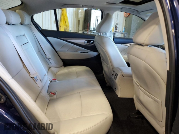 2022 Infiniti Q50 Luxe z VIN JN1EV7BP7NM311406, wystawiony jako Copart lot #86719364 z przebiegiem 10 651 mil mil oraz Czysty tytuł • Clean title. Historia ofert i sprzedaży dostępna na DreamBid. Obrazek 10.