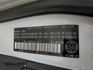2012 Subaru Tribeca Limited с VIN 4S4WX9GD0C4401916, выставлен на аукционе Copart как лот 85269434 с пробегом 182 506 миль миль и Списание • Salvage title. История ставок и продаж доступна на DreamBid. Изображение 13.