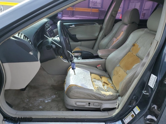 2007 Acura TL with VIN 19UUA66217A035484, listed as a Copart auction lot 46037885 with NaN miles and Salvage Title. Bid and sale history available at carsss.com. Image 7.