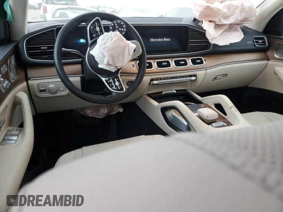 2022 Mercedes-Benz GLS 450 with VIN 4JGFF5KE8NA796685, listed as a Copart auction lot 79022703 with 27,015 mi miles and Salvage Title. Bid and sale history available at DreamBid. Image 8.