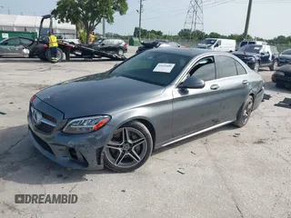 2019 Mercedes-Benz C 300 with VIN 55SWF8DB2KU302234, listed as a IAAI auction lot 42439409 with 99,907 mi miles and . Bid and sale history available at DreamBid. Image 2.