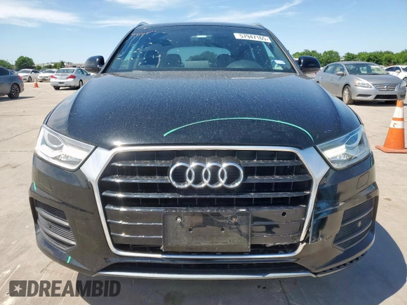 2016 Audi Q3 Premium Plus with VIN WA1BFCFS5GR023114, listed as a Copart auction lot 57947165 with 55,079 mi miles and Salvage title. Bid and sale history available at DreamBid. Image 5.