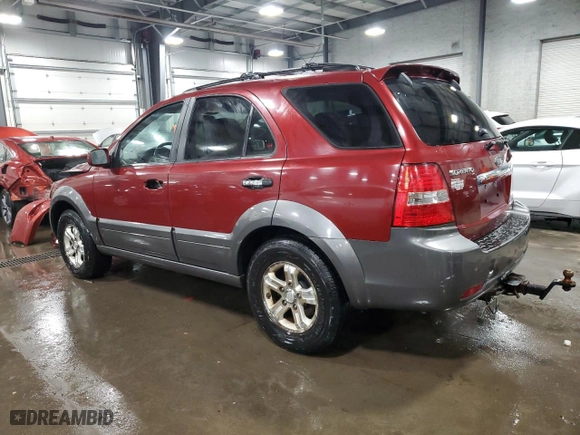 2007 Kia Sorento EX with VIN KNDJC736X75693936, listed as a Copart auction lot 85517424 with 123,428 mi miles and Salvage Title. Bid and sale history available at carsss.com. Image 2.
