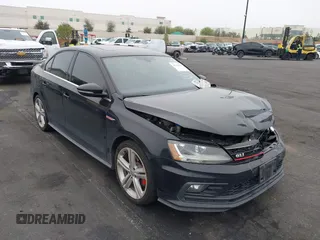 2017 Volkswagen Jetta GLI with VIN 3VW5T7AJ5HM333393, listed as a IAAI auction lot 42148596 with 185,261 mi miles and . Bid and sale history available at DreamBid. Image 1.