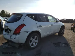 2005 Nissan Murano S with VIN JN8AZ08W15W408549, listed as a Copart auction lot 81789094 with 91,840 mi miles and Salvage Title. Bid and sale history available at carsss.com. Image 3.