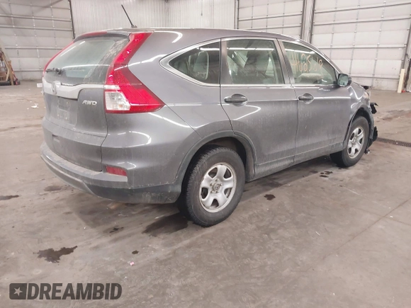 2016 Honda CR-V LX with VIN 5J6RM4H36GL104593, listed as a IAAI auction lot 41625618 with 135,780 mi miles. Bid and sale history available at carsss.com. Image 4.