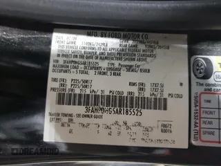 2010 Ford Fusion SE with VIN 3FAHP0HG5AR185525, listed as a Copart auction lot 54050015 with 168,629 mi miles and Salvage Title. Bid and sale history available at carsss.com. Image 13.